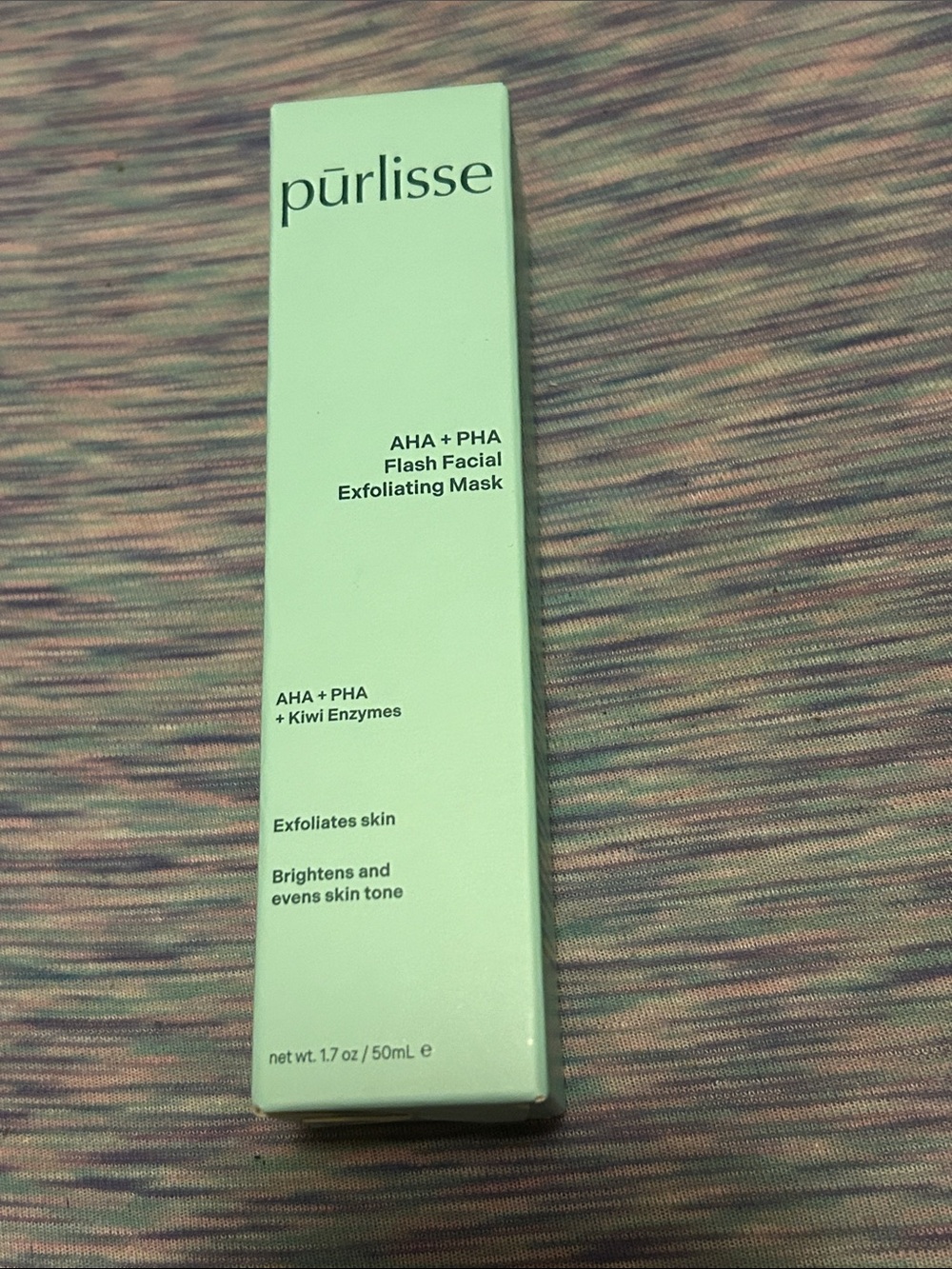 purlisse Mint Green AHA + PHA Flash Facial Exfoliating Mask